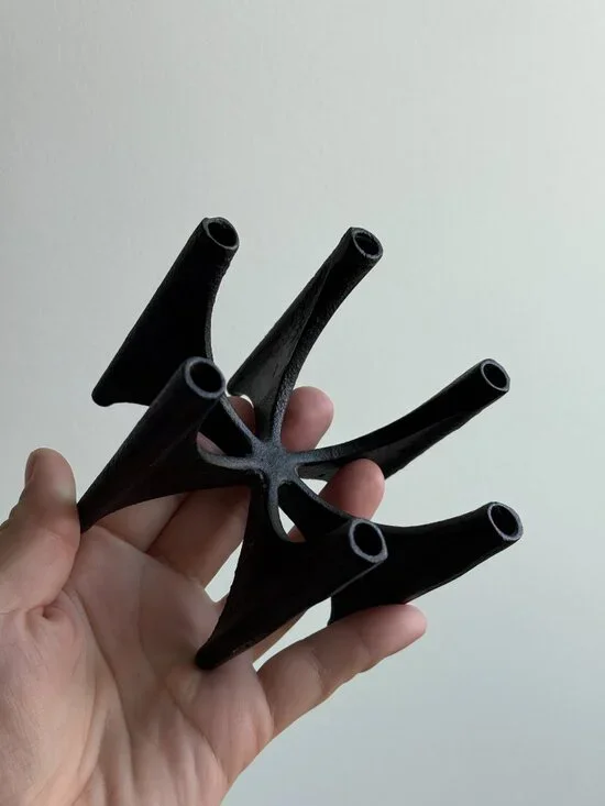 Dansk Designs Denmark Vintage Cast Iron Fiesta Tiny Taper Candle Holder MCM - Picture 3 of 12